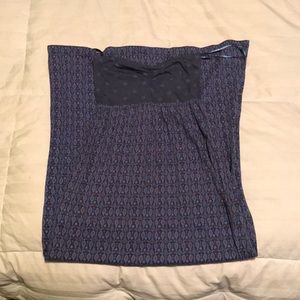 NWOT Roxy strapless floor length dress